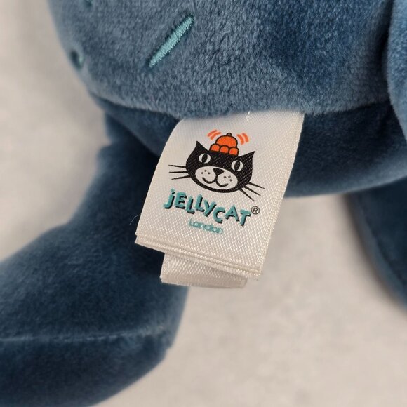 Jellycat Woddletot Blue Elephant Plush Toy Soft 11" Baby Collectible - Picture 7 of 14